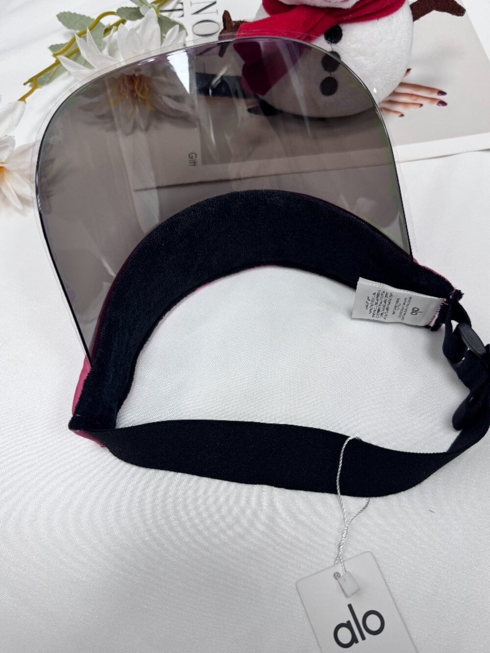 Alo Yoga Airlift Solar Visor ๐๐น Rose-colored Tennis Golf Sport NWT - Picture 5 of 5